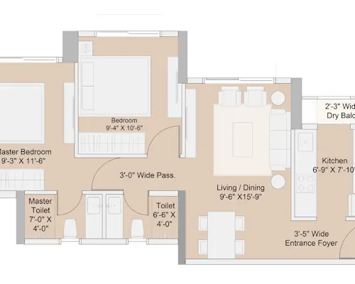Sobha Inizio Parel Unit Plan